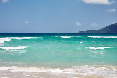 Beautiful tropical sea. Perhentian island, Malaysia.の写真素材