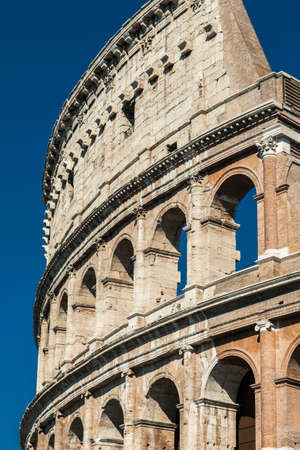 View of Coliseum in Rome, Italyの写真素材
