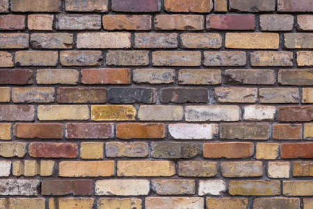 Brick texture colorful wall or floor. Pattern, template, background conceptの写真素材
