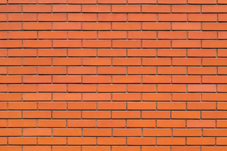 Red brick wall background. Texture pattern.の写真素材