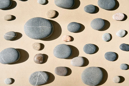Stone wall texture backgroundの写真素材