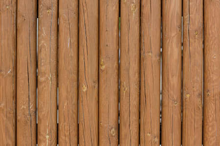 smooth background of light round wooden boards. wood textureの写真素材