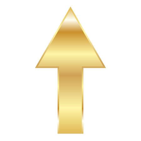 vector illustration of Golden Arrowのイラスト素材