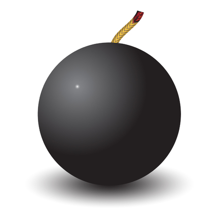 Vector illustration of bombのイラスト素材