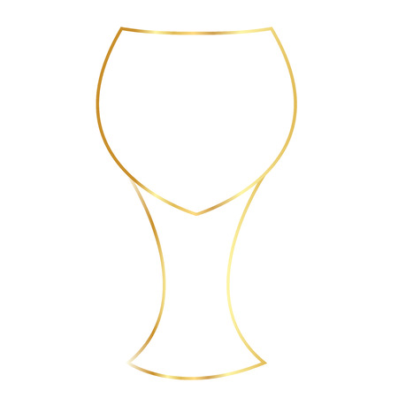 Vector illustration of Gold Cupのイラスト素材