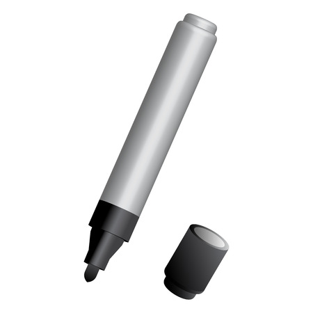 Vector illustration of markerのイラスト素材