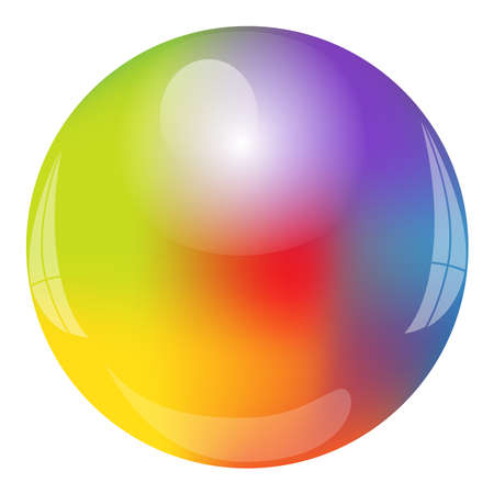 Vector illustration of rainbow Circleのイラスト素材