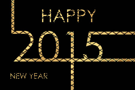 Vector illustration of Happy New Yearのイラスト素材