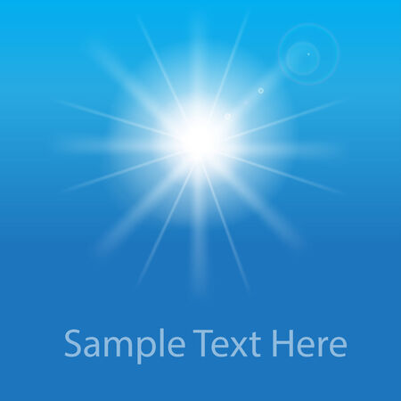 Vector illustration of background of shiny sunのイラスト素材