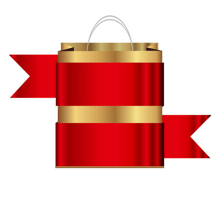 Vector illustration of shopping Bagのイラスト素材