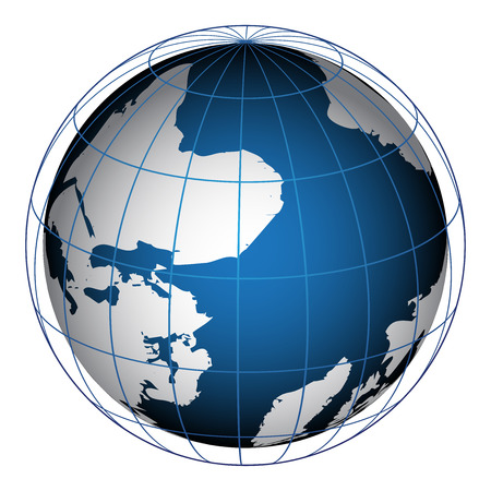 Vector illustration of globeのイラスト素材