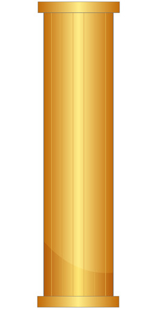 Vector illustration of gold columnのイラスト素材