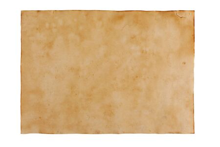 Craft paper on a white background, isolateの写真素材