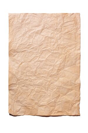 Mint craft paper on a white background, isolateの写真素材