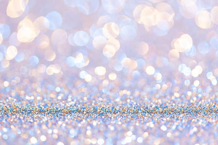 Blurred defocused multi color lights background. Copy Space, concept