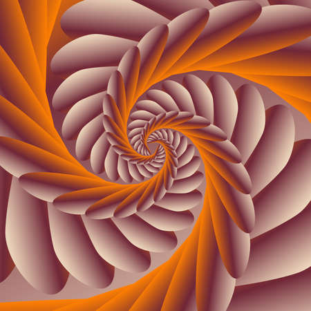 Abstract geometric transformed shapes backgroundのイラスト素材