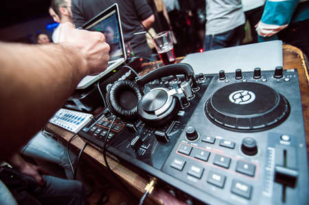 Dj control mixerの写真素材