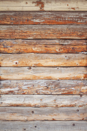 Wall made of old logs. Texture.の写真素材
