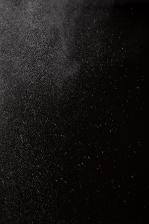Abstract space background with small elements. starry galaxy on gray skyの写真素材