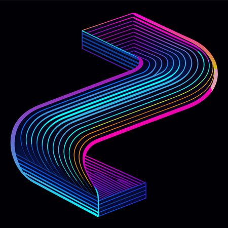 3d isometric font. Letter S. Vector illustration. Eps 10のイラスト素材