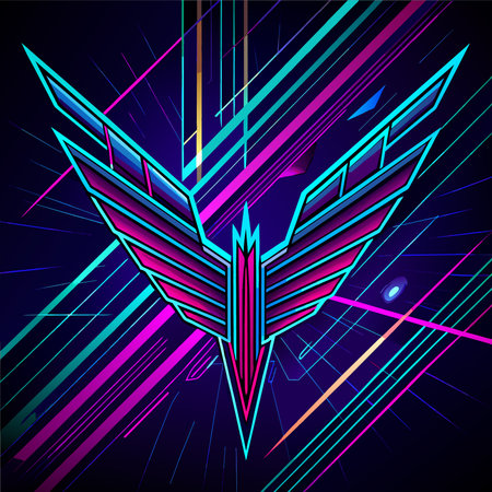 Abstract background with wings. Vector illustration. Eps 10. Abstract background.のイラスト素材