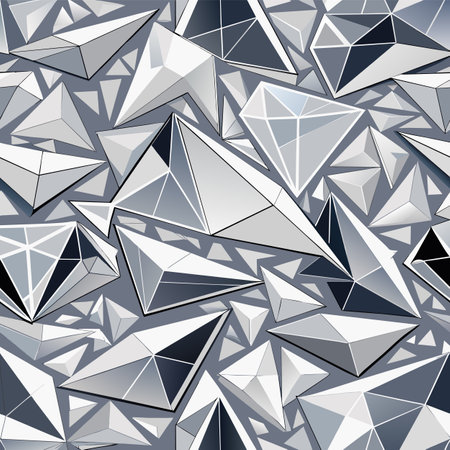 Abstract 3d polygonal background. Triangular modern style.のイラスト素材
