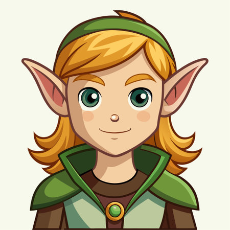 leprechaun cartoon elf vector illustrationのイラスト素材