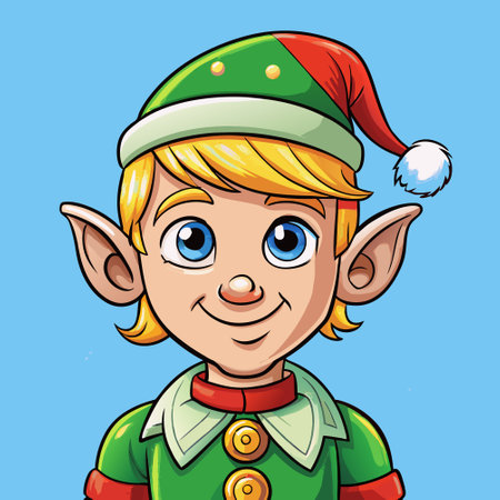 leprechaun cartoon elf vector illustrationのイラスト素材
