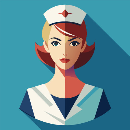 nurse doctor vector illustrationのイラスト素材