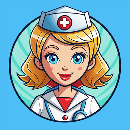 nurse doctor vector illustrationのイラスト素材