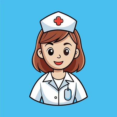 nurse doctor vector illustrationのイラスト素材