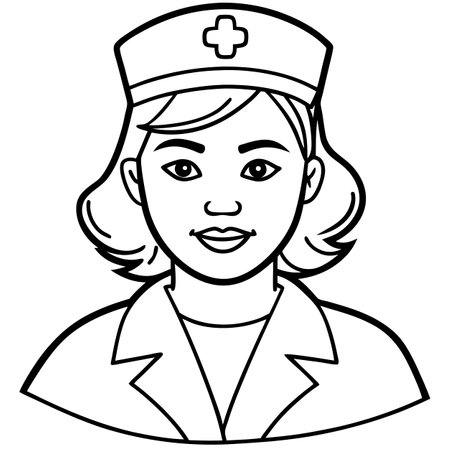 nurse doctor vector illustrationのイラスト素材