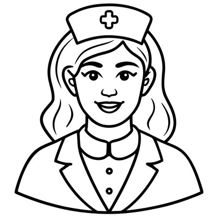 nurse doctor vector illustrationのイラスト素材