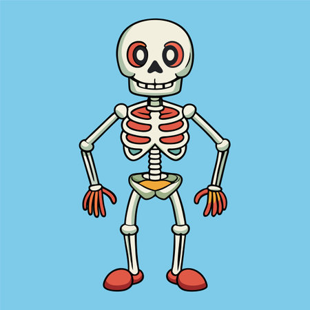 skull pirate skeleton vector illustrationのイラスト素材