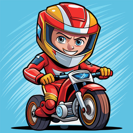 moto racr vector illustrationのイラスト素材