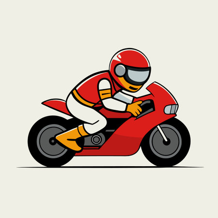 moto racr vector illustrationのイラスト素材