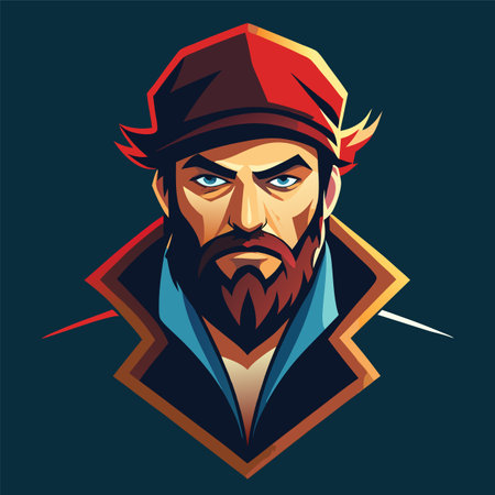 vector illustration of pirate sailorのイラスト素材