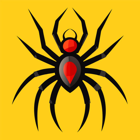 vector illustration of spiderのイラスト素材