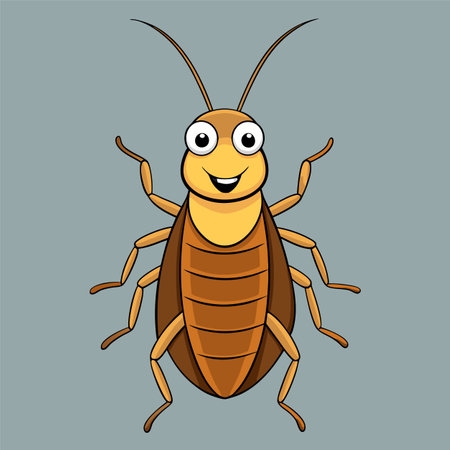 vector illustration of cockroach