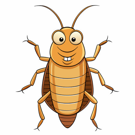vector illustration of cockroach