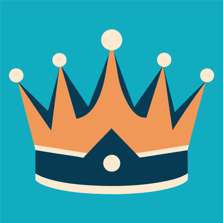 golden crown vector illustrationのイラスト素材