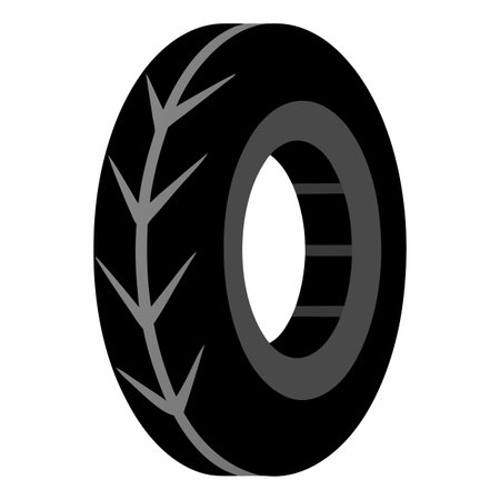 tire tire wheel car vector illustrationのイラスト素材