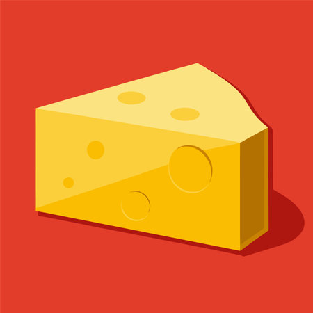 vector illustration of cheeseのイラスト素材
