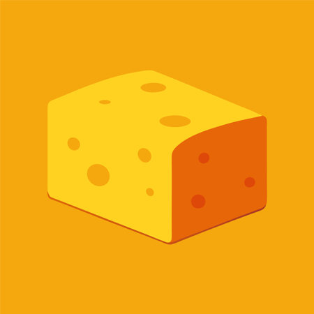 vector illustration of cheeseのイラスト素材