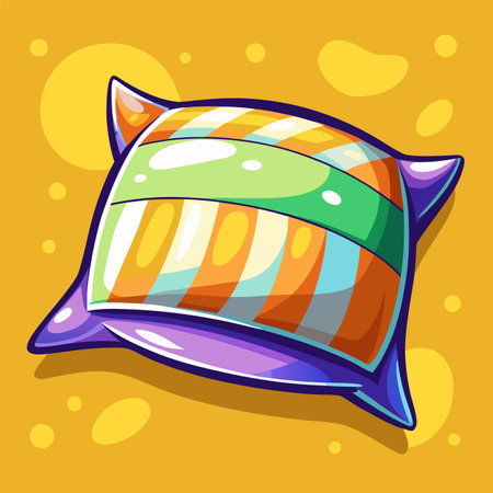 vector illustration of pillow cushionのイラスト素材