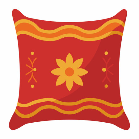 vector illustration of pillow cushionのイラスト素材