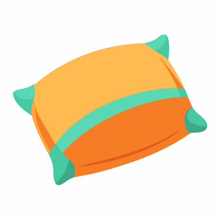 vector illustration of pillow cushionのイラスト素材