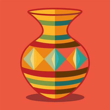 vase vector illustrationのイラスト素材