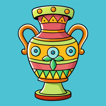 vase vector illustrationのイラスト素材