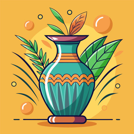 vase vector illustrationのイラスト素材